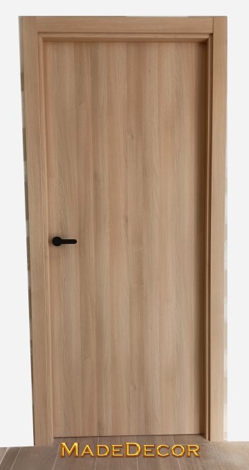 Puerta ciega madera Roble PVC