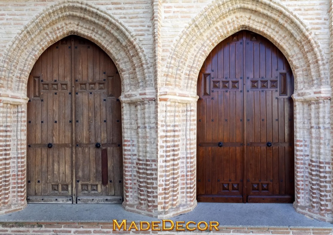 Restauración puerta Iglesia