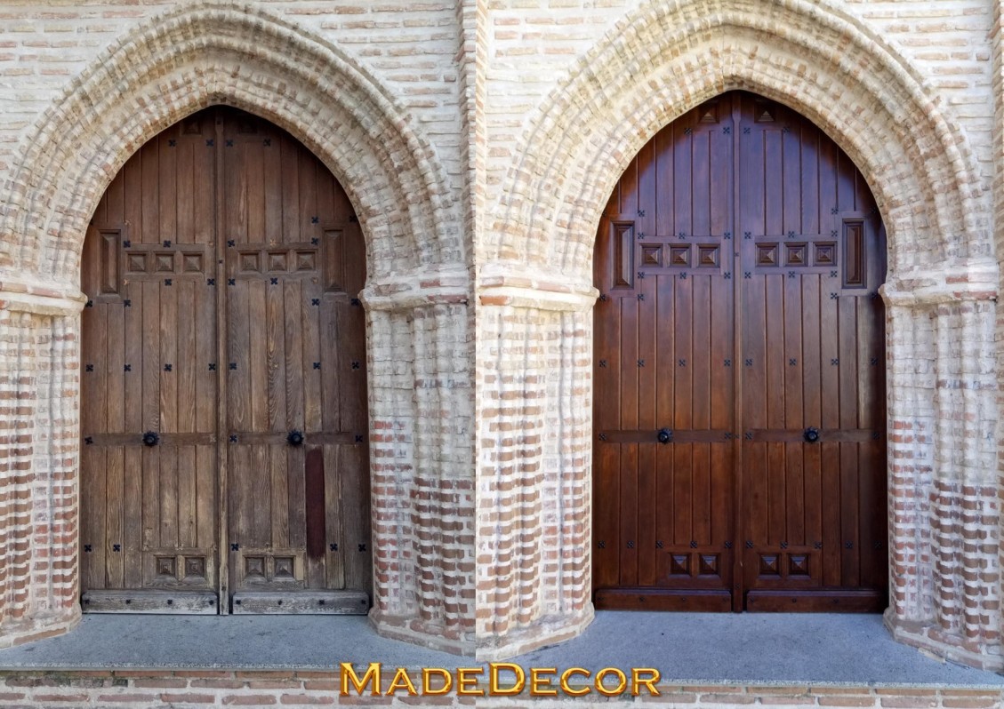 Restauración puerta Iglesia