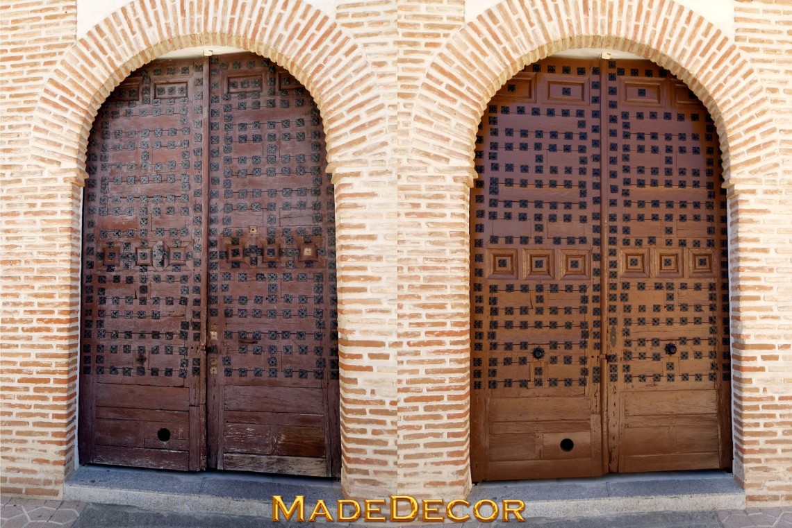 PUERTA PARROQUIA S. XVII-XVIII (1ª ETAPA) RESTAURACIÓN)