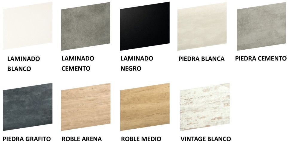 MUESTRARIO LAMINADOS PARA MESAS